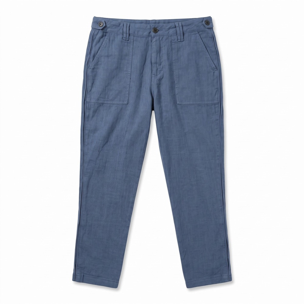 Pistola Utility Pants Slate Blue Gray Stretch Patch Pocket Size 30